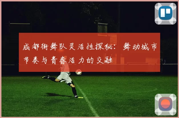成都街舞队灵活性探秘：舞动城市节奏与青春活力的交融